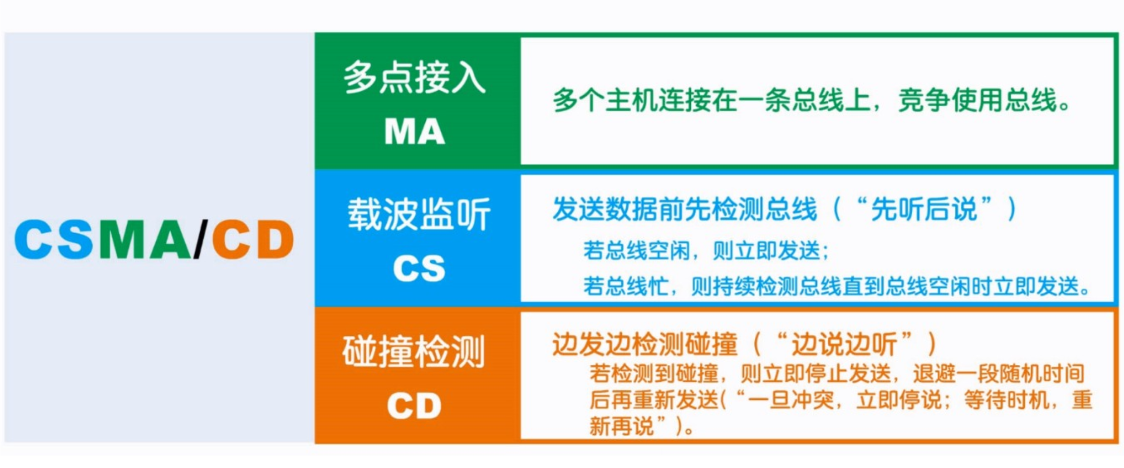 总线型网CSMA/CD络拓扑